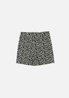 Shorts YVES con stampa Verde-OUTLET Pantaloni e Shorts-I Leoncini Shop