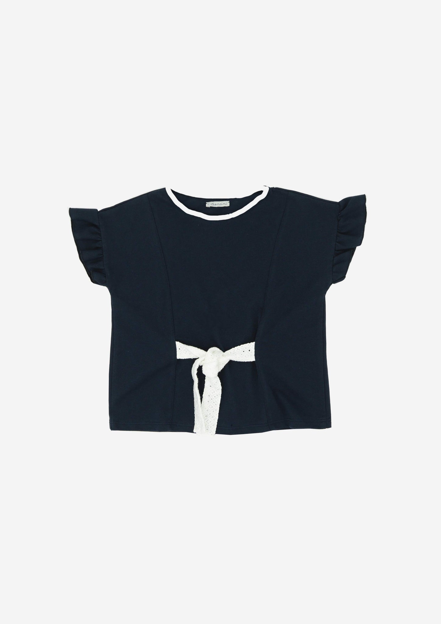 Blusa in piquet LORITA-OUTLET T-shirt, Camicie, Top e Canotte-I Leoncini Shop