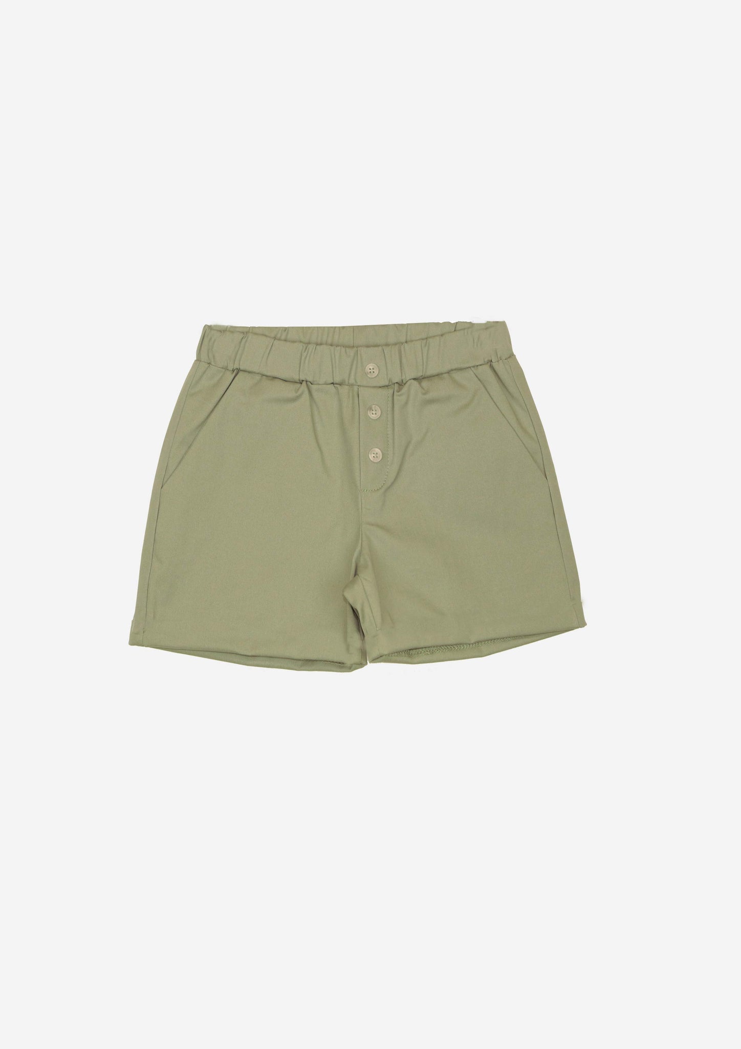 Shorts FIORE Verde Salvia-OUTLET Pantaloni e Shorts-I Leoncini Shop