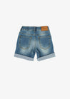 Shorts in denim ADAMO-Pantaloni e Shorts-I Leoncini Shop