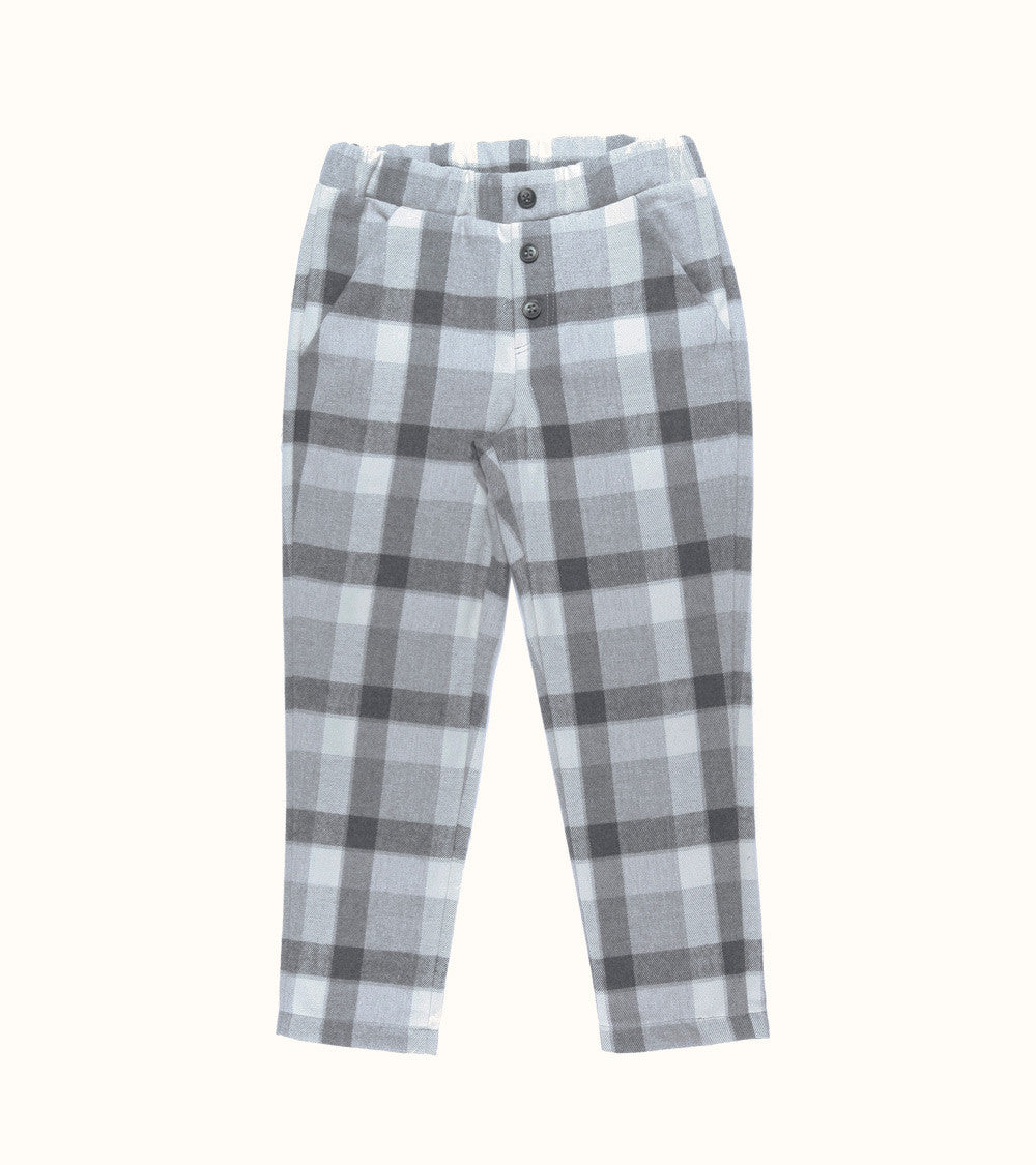 Pantalone a quadri DILLI-OUTLET Pantaloni e Shorts-I Leoncini Shop